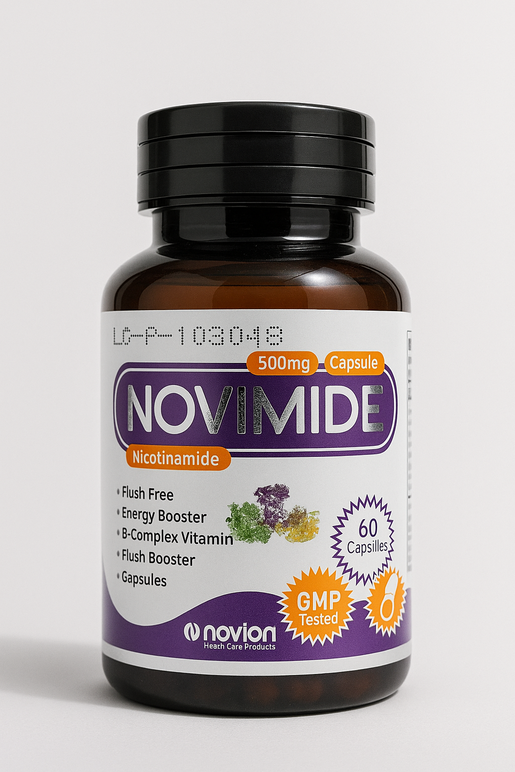 Novimide Nicotinamide 500mg – Advanced Wellness Formula