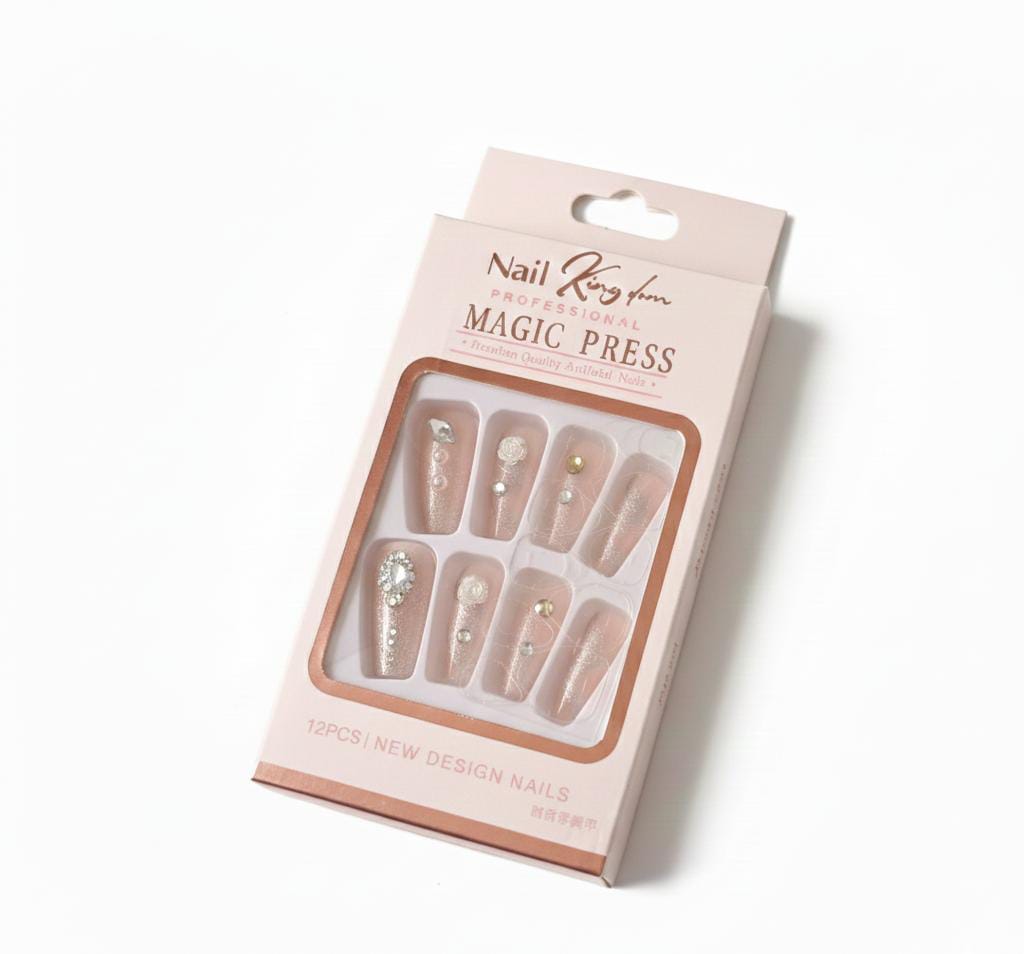 Packaged nail art product with 'Nail King' branding on a white background